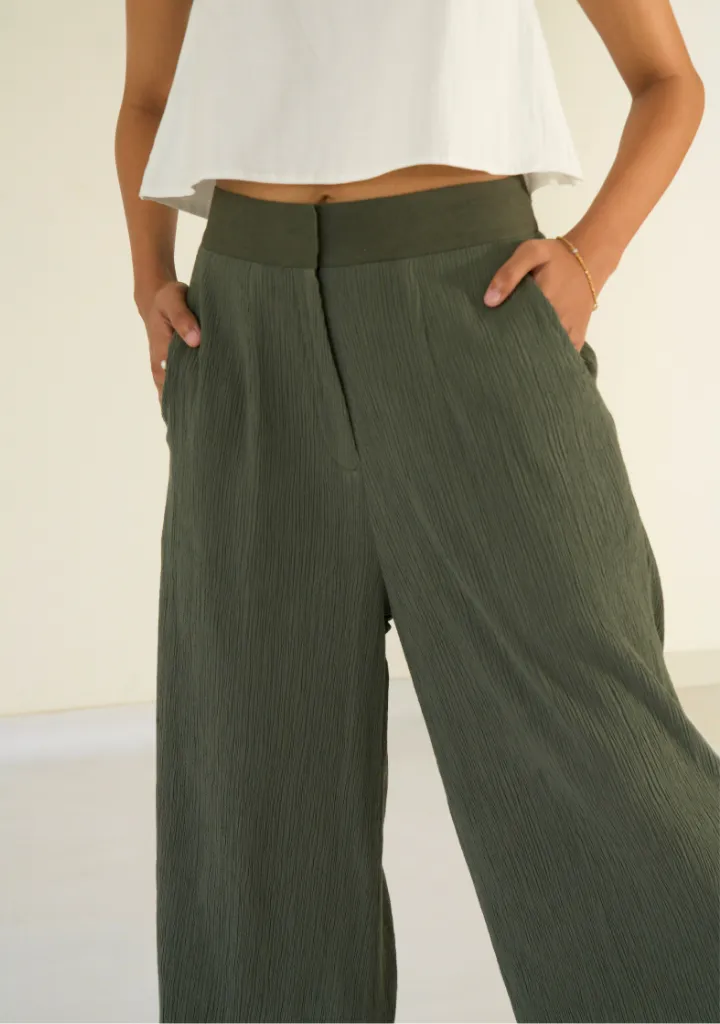 Crinkle Pants