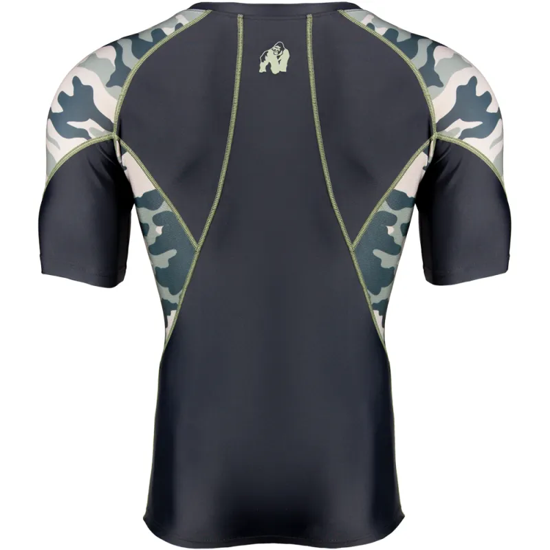 CYPRESS RASHGUARD SHORT SLEEVES - ARMY GREEN CAMO