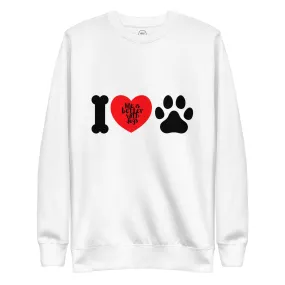 Dog Lover Premium Cotton Sweatshirt - Life Is Better With Dogs