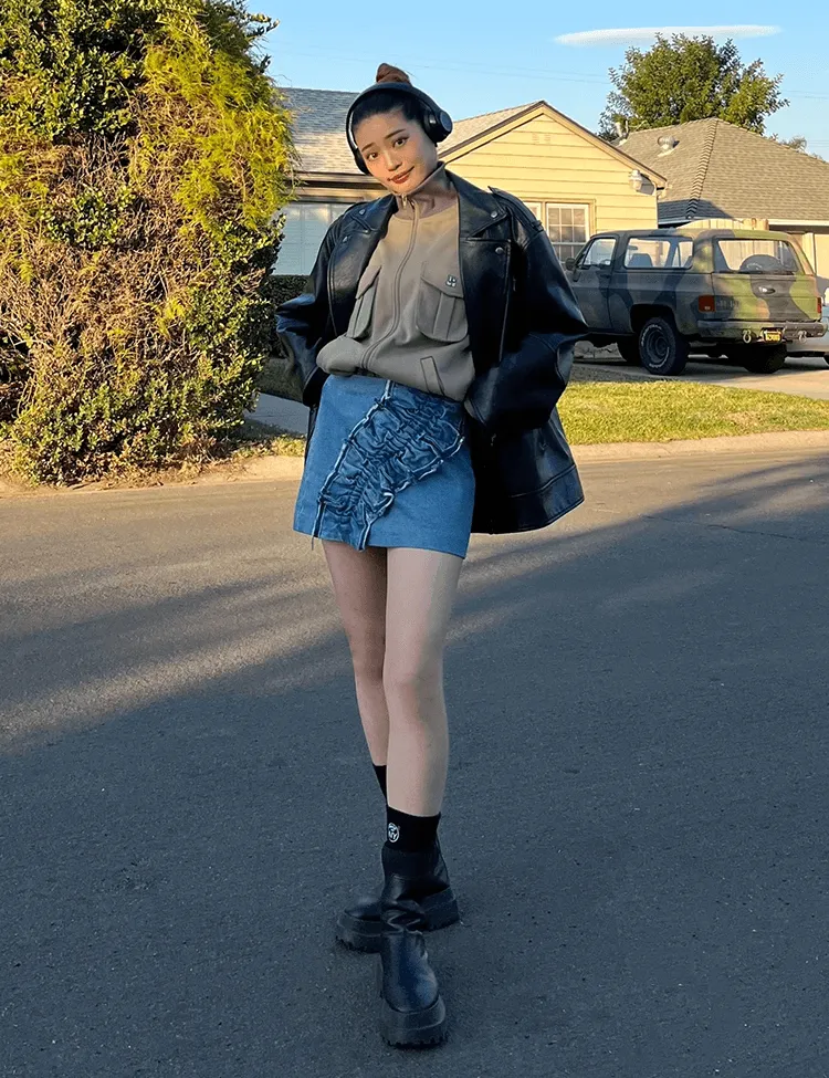Double pocket track jacket