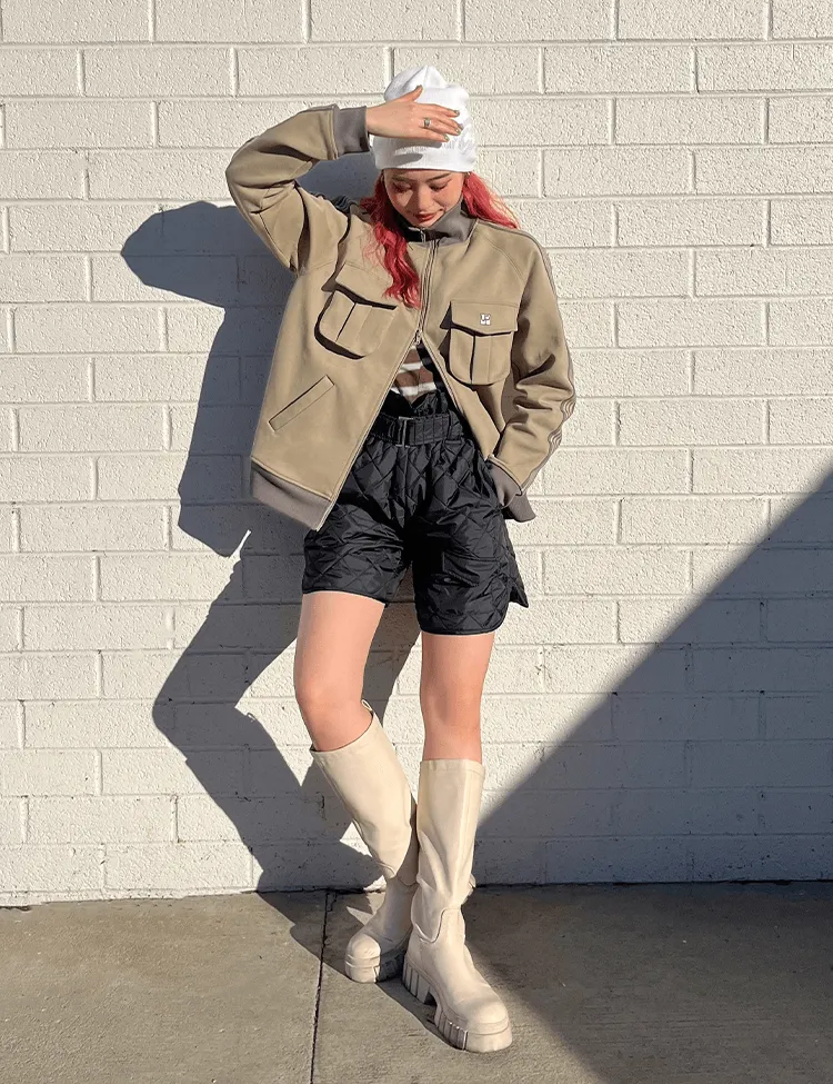 Double pocket track jacket