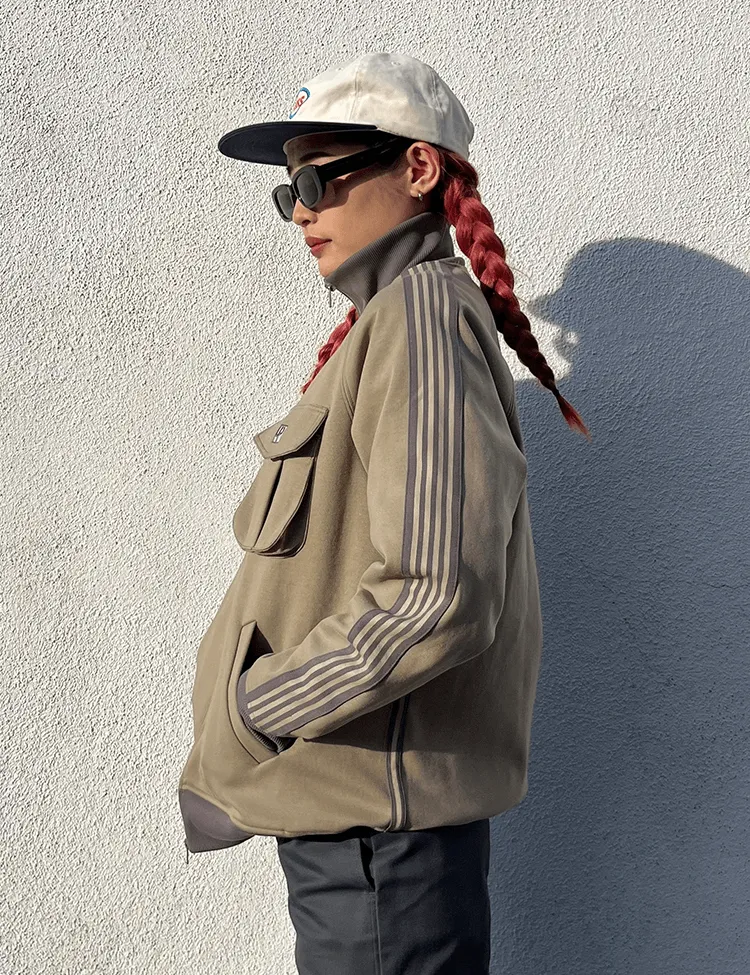 Double pocket track jacket