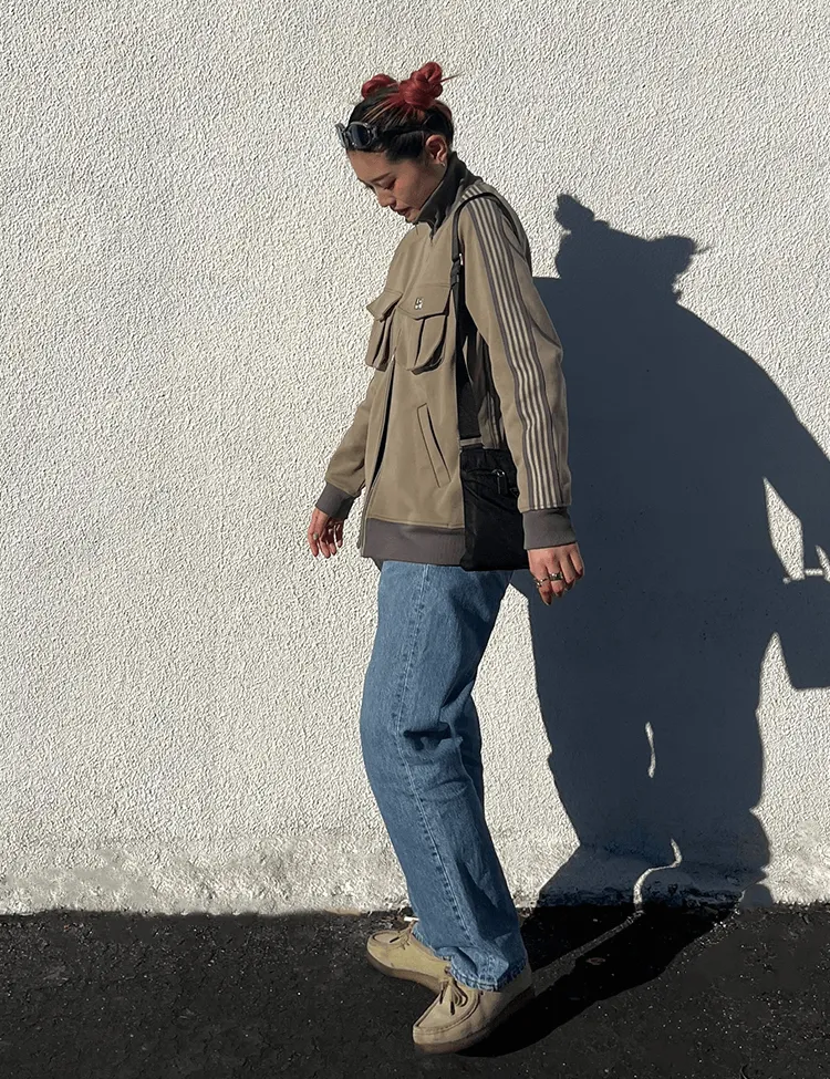 Double pocket track jacket