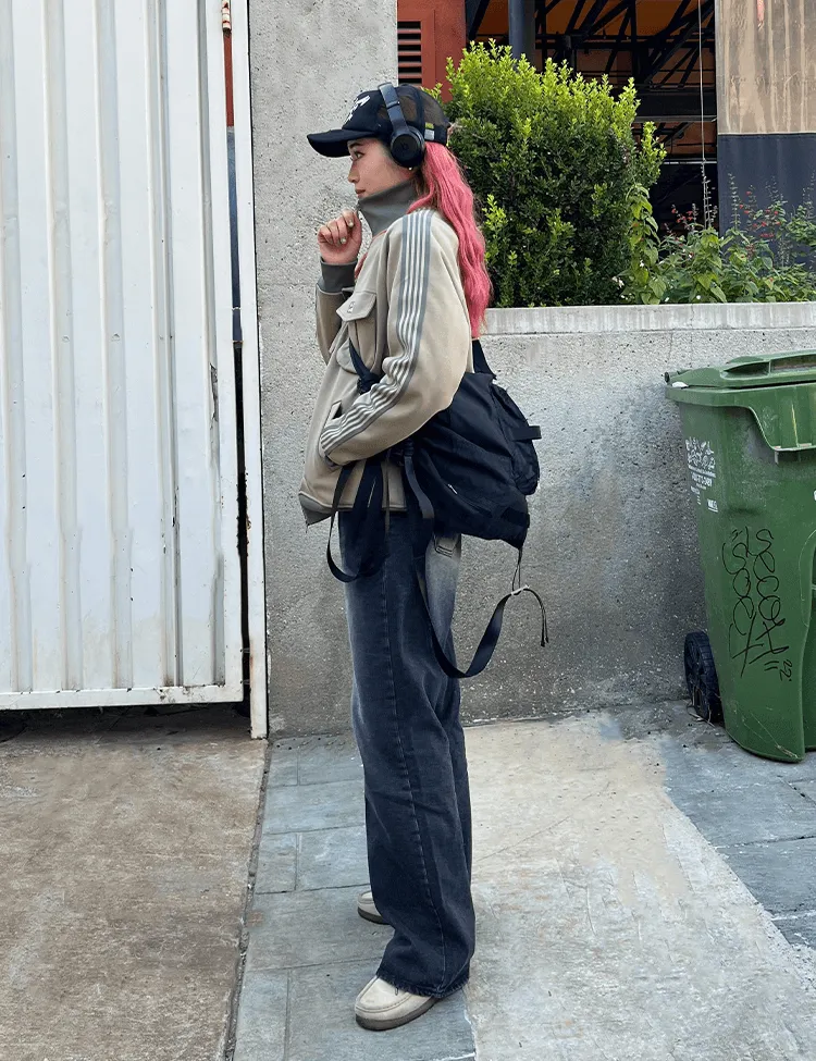 Double pocket track jacket