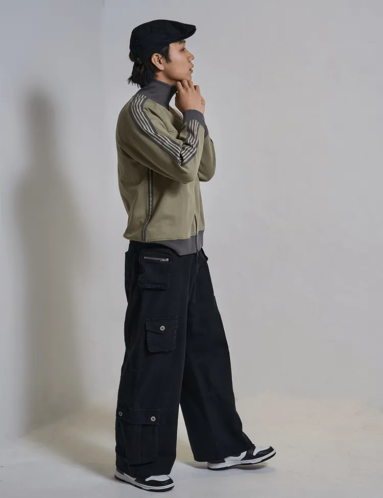 Double pocket track jacket