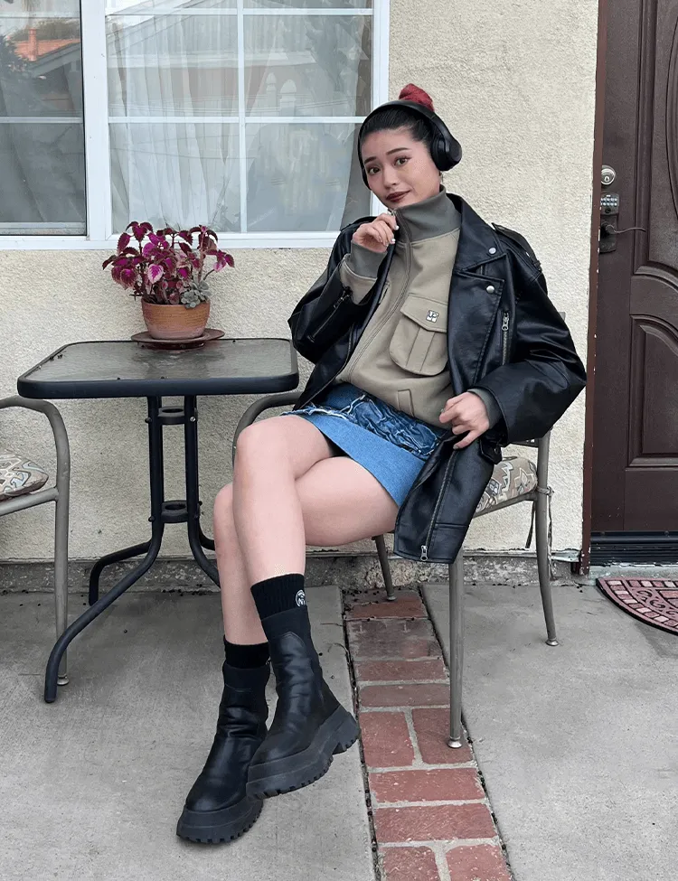 Double pocket track jacket