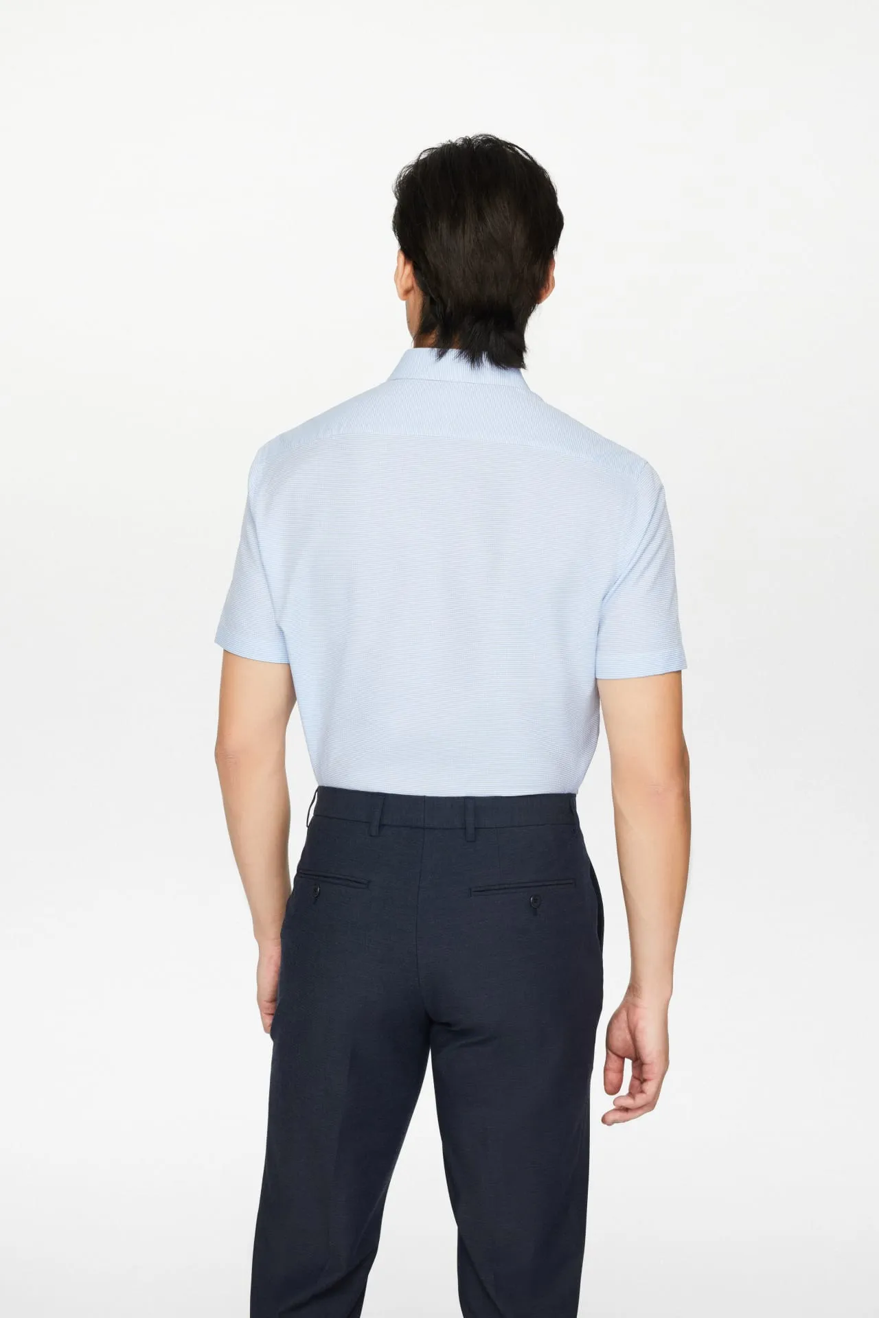 Dry Sweat-Wicking  Polyester Poplin Dress Shirt