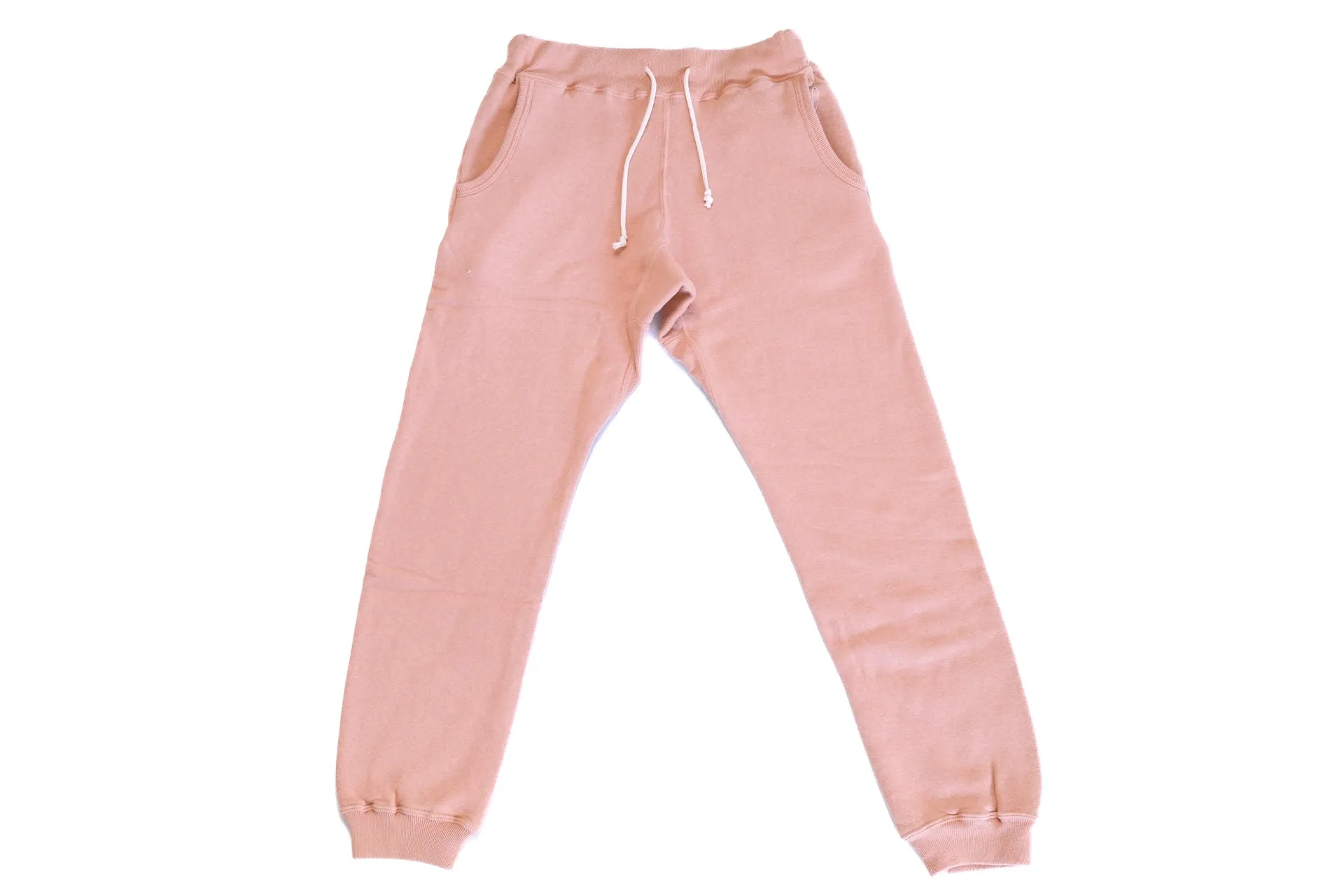 Dubble Works 11oz "Tsuri-ami" Loopwheeled Sweatpants (Salmon Pink)