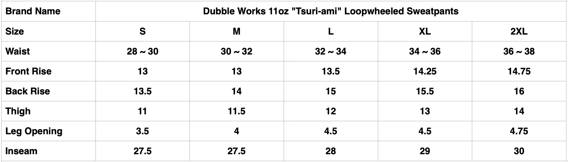 Dubble Works 11oz "Tsuri-ami" Loopwheeled Sweatpants (Salmon Pink)