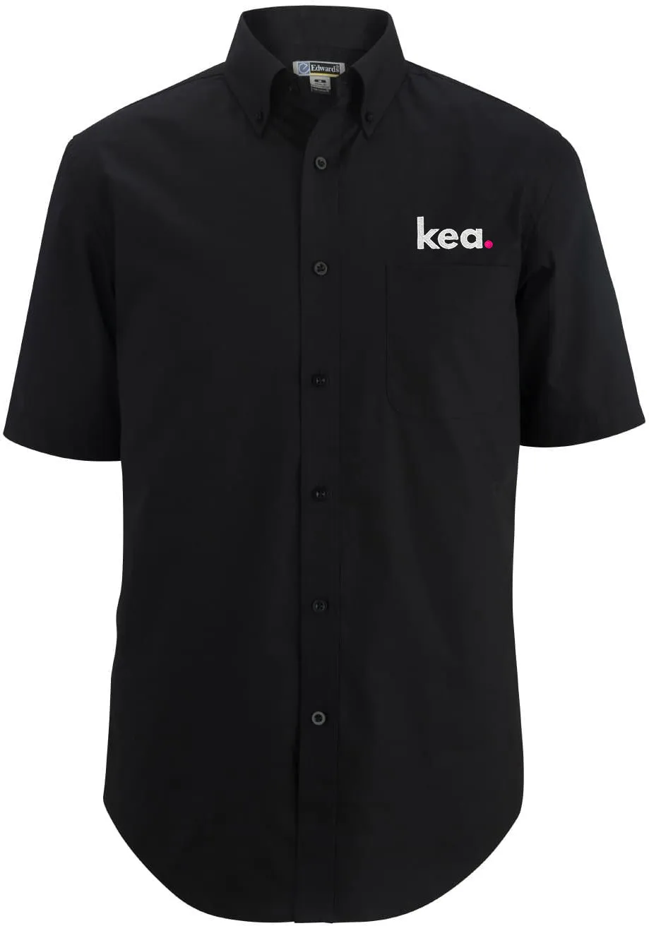 Edwards  Short Sleeve Stretch Poplin Shirt