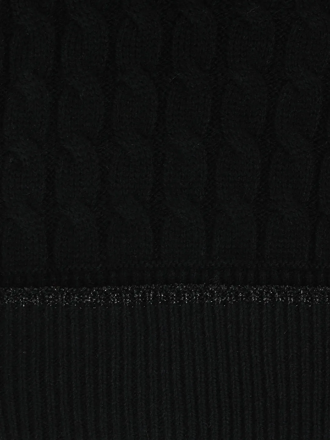 Elle Girls Black Solid Cap