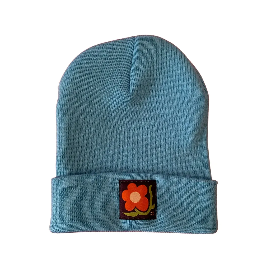 Embroidered Patch Beanies