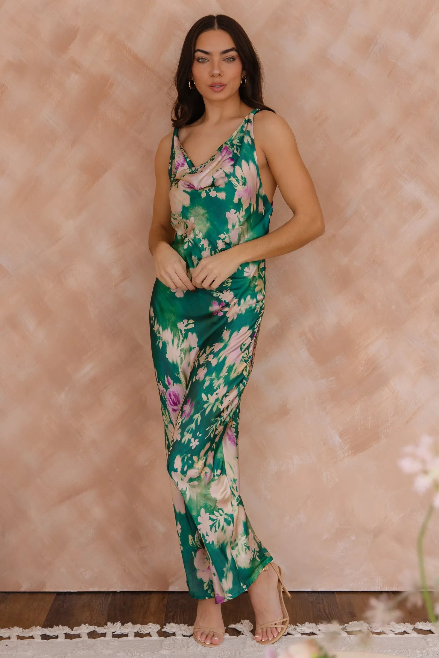 Fern Green Garden Slip Dress