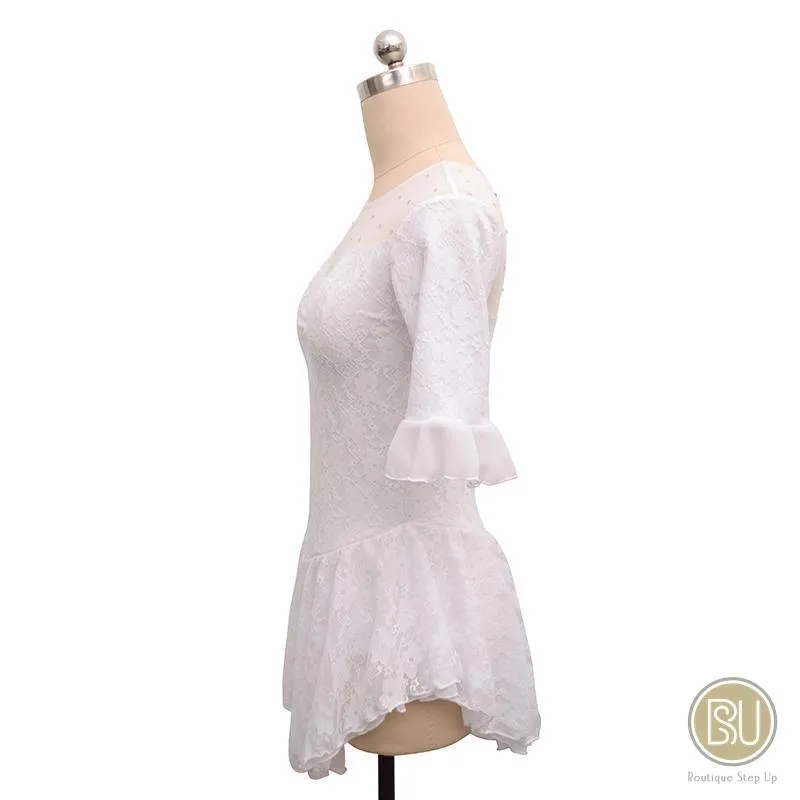 Figure Skating Dress Lined Lace, SU45124