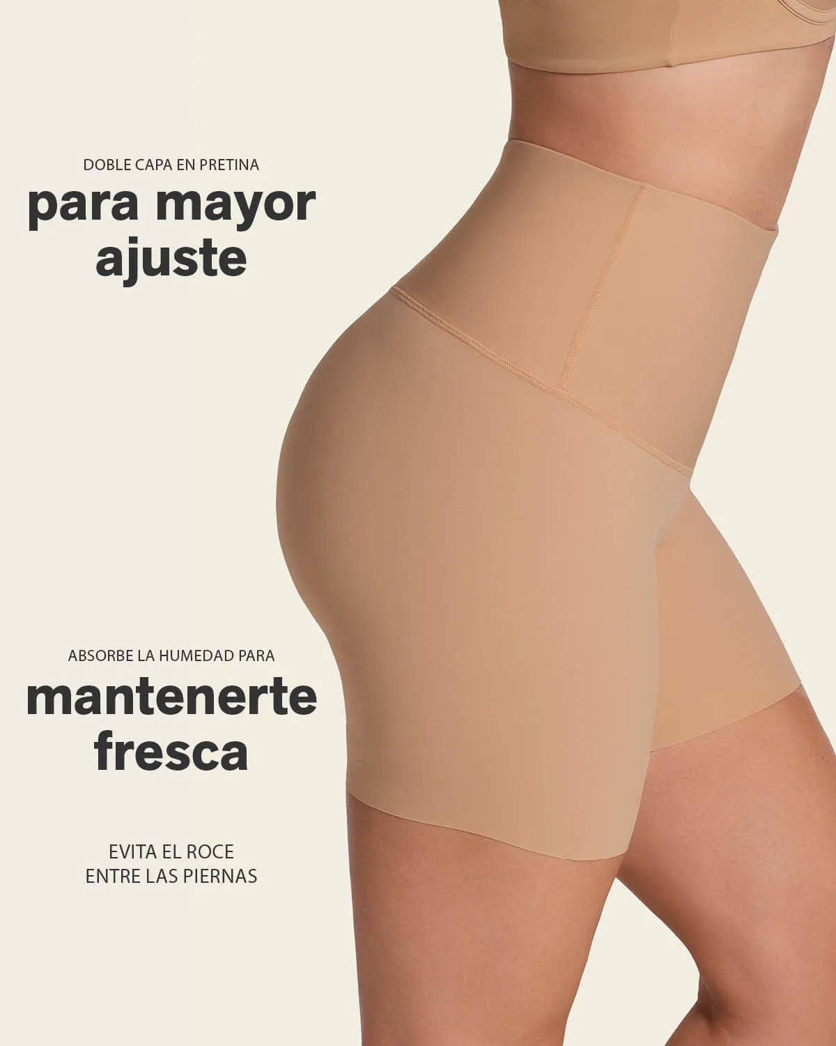 Firm High-Waisted Shaper Slip Short