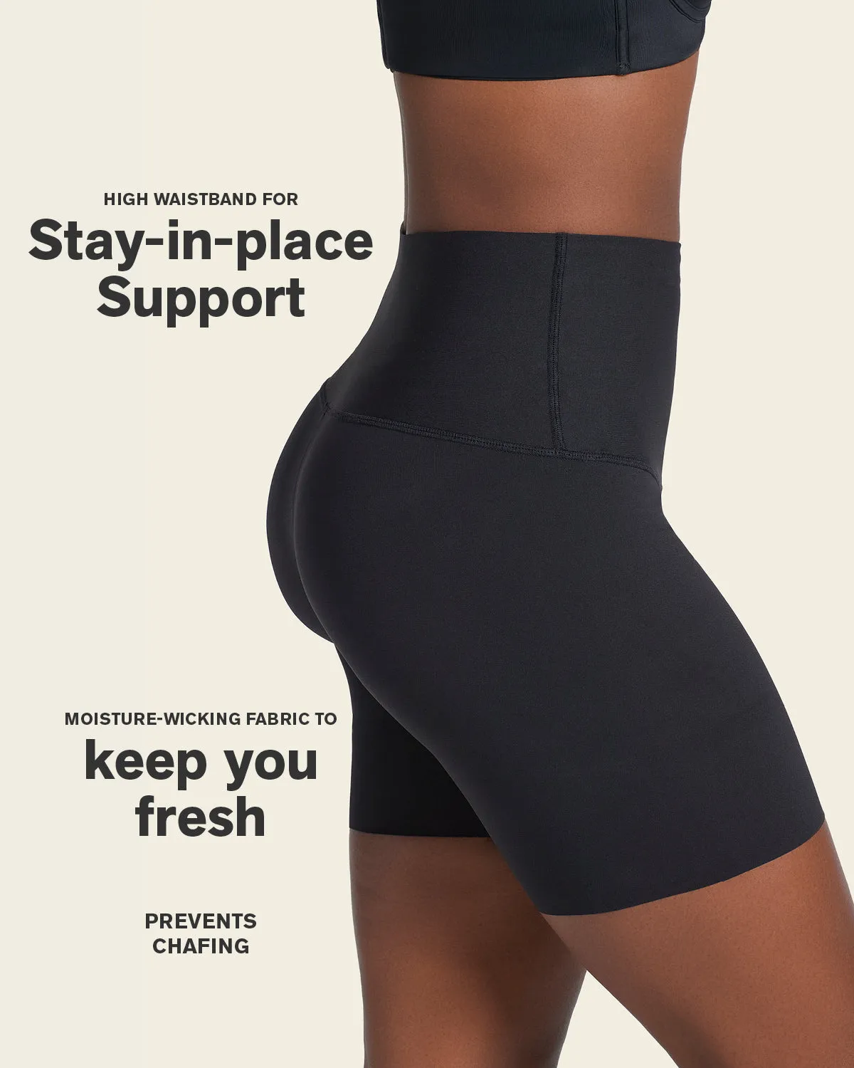 Firm High-Waisted Shaper Slip Short