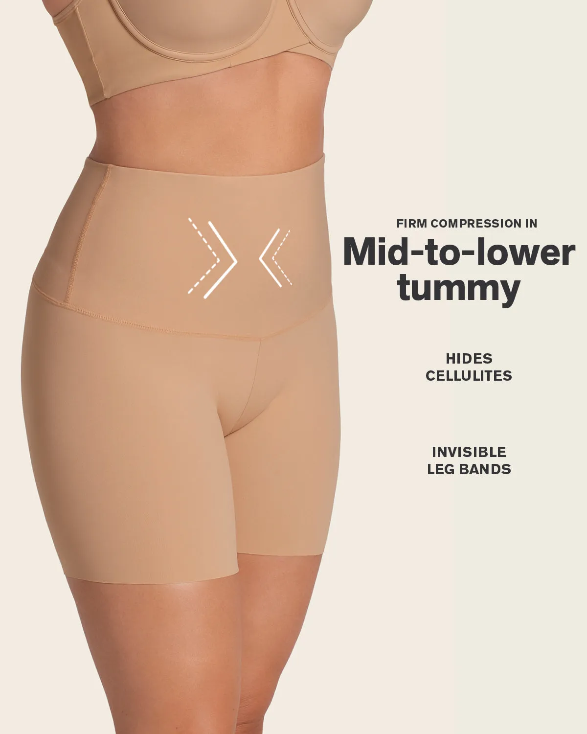 Firm High-Waisted Shaper Slip Short