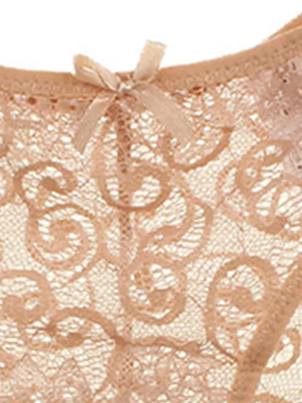Floral Lace Underwear - Panty Briefs for Women