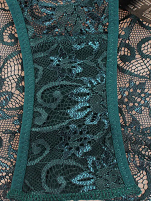Floral Lace Underwear - Panty Briefs for Women