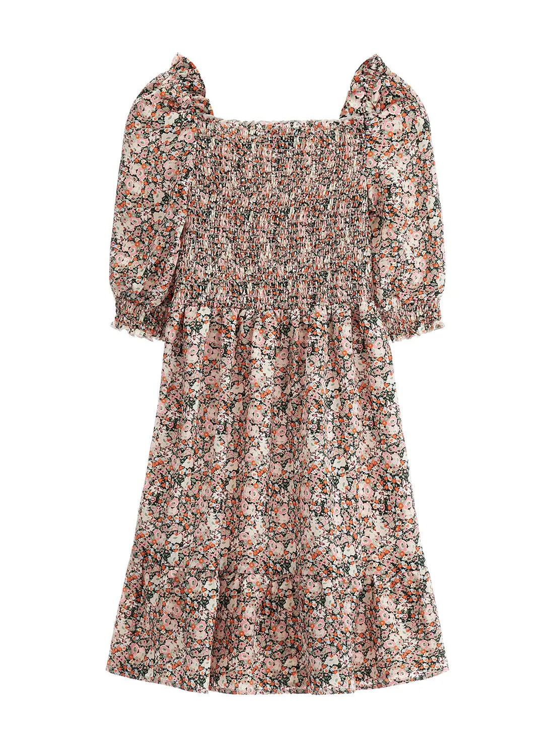 Flower Fantasy Print Dress (7-16)