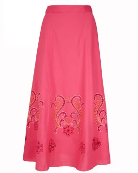 Fuchsia Colleen Skirt