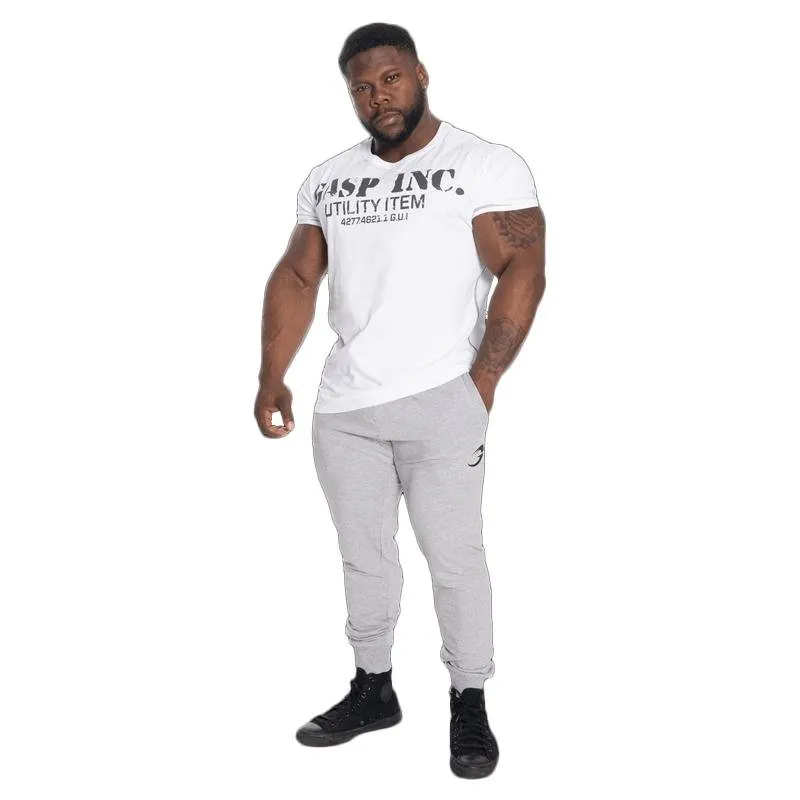 GASP Tapered Joggers - Light Grey Melange