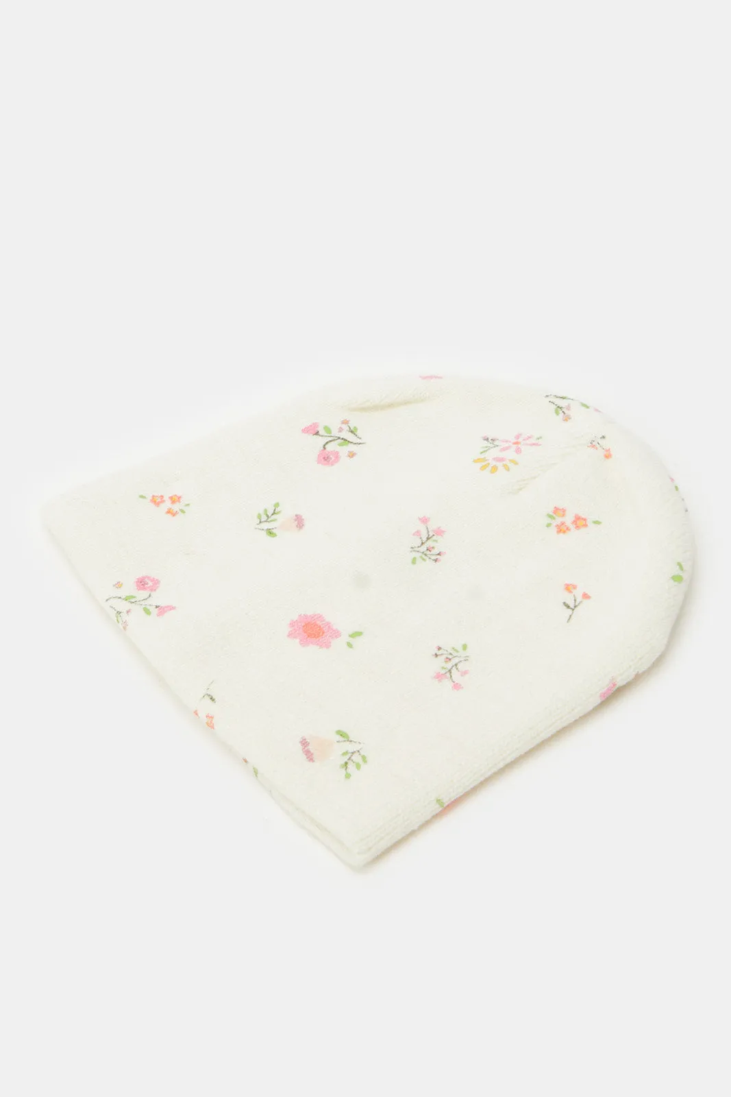 Girls Assorted Knitted Caps (Pack of 3)