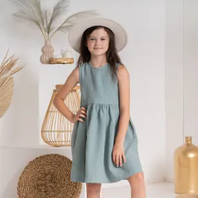 Girls' Linen Dress Maya