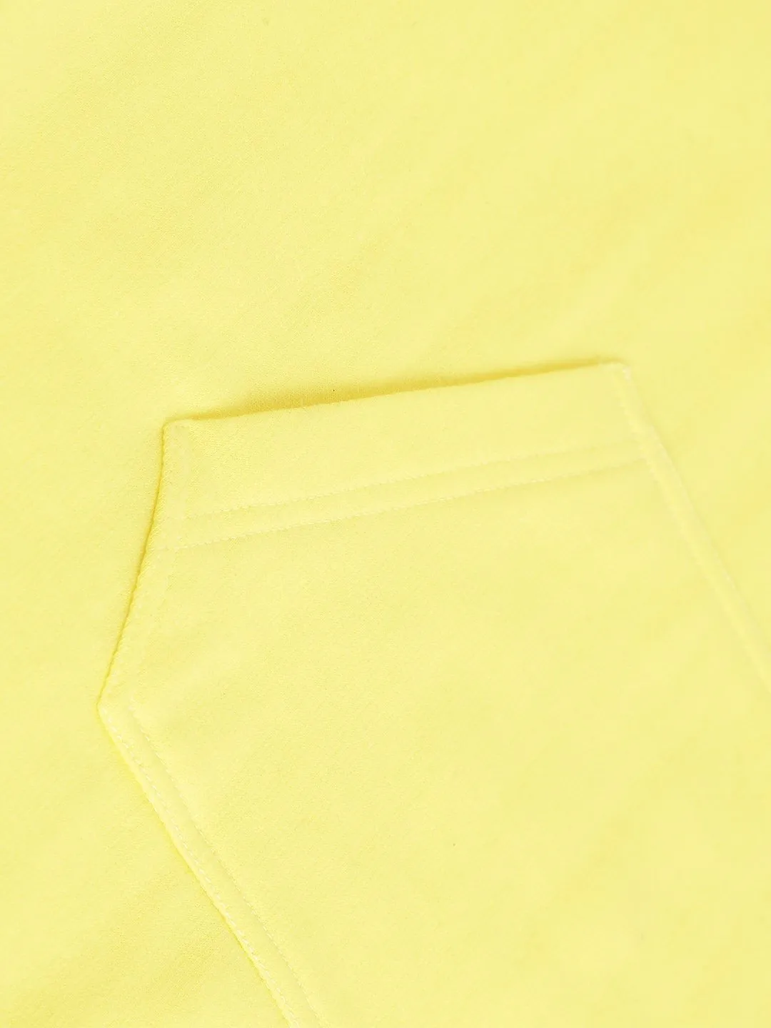 Girls Yellow Fleece Fearless Kangaroo Pocket Dress