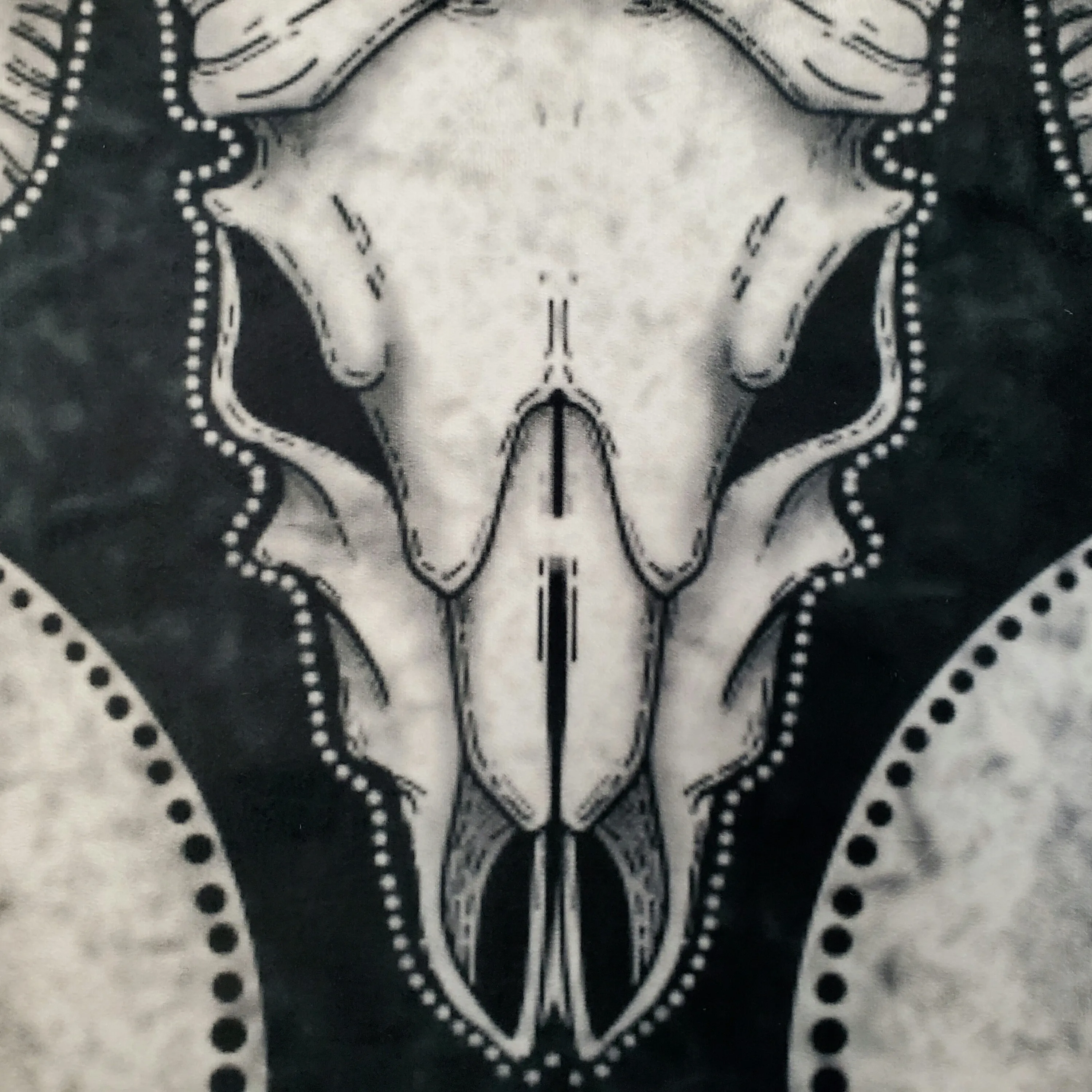 Goat Skull Area Rug
