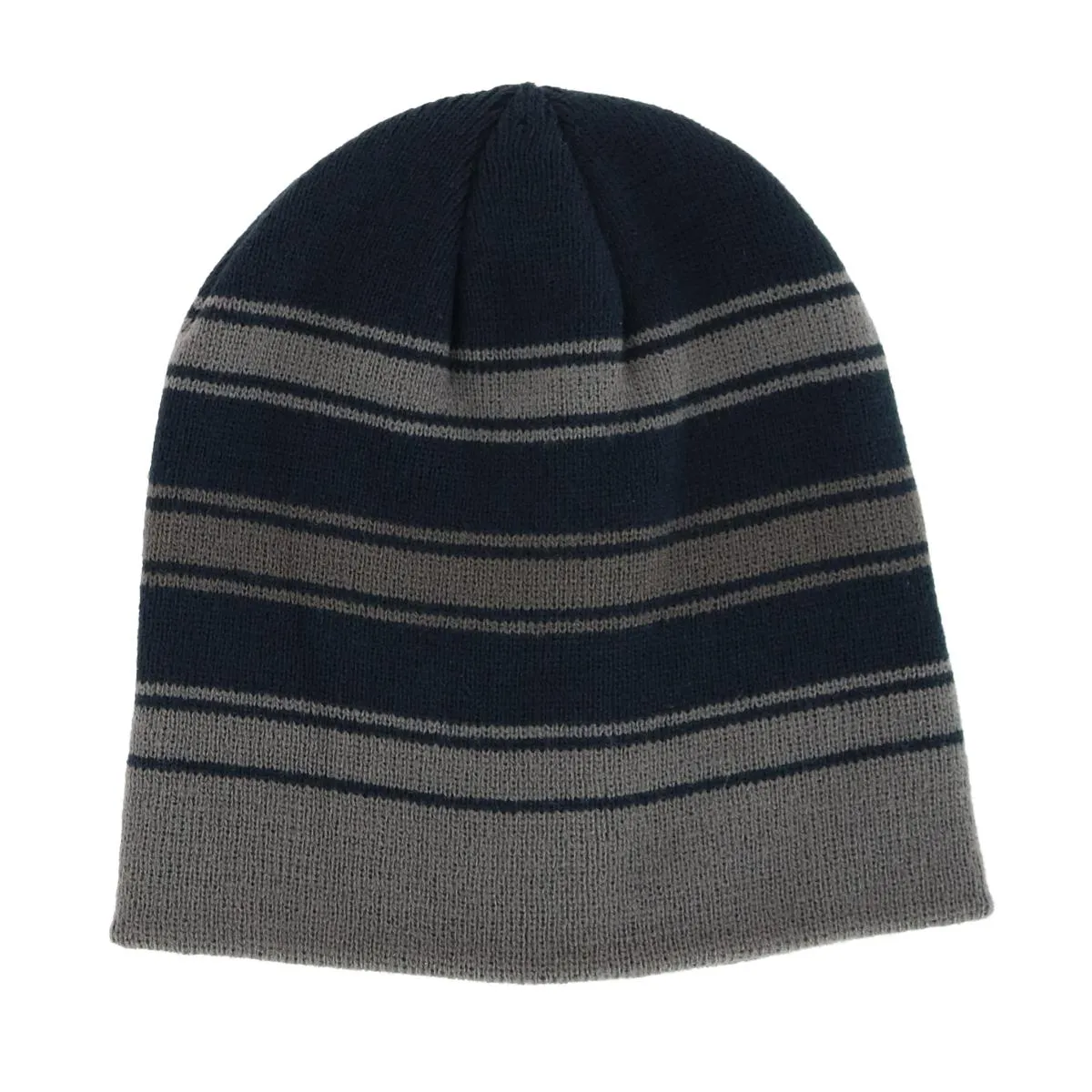 Grand Sierra Kids' 8-12 Striped 2-Piece Winter Beanie and Glove Set