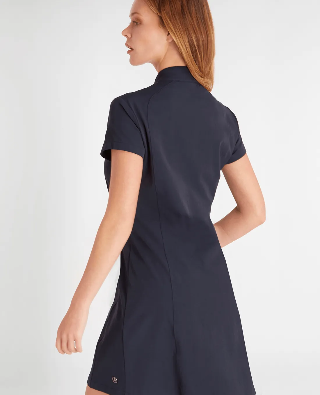 GREEN LAMB Nicolette Cap Sleeve Dress 021 Navy