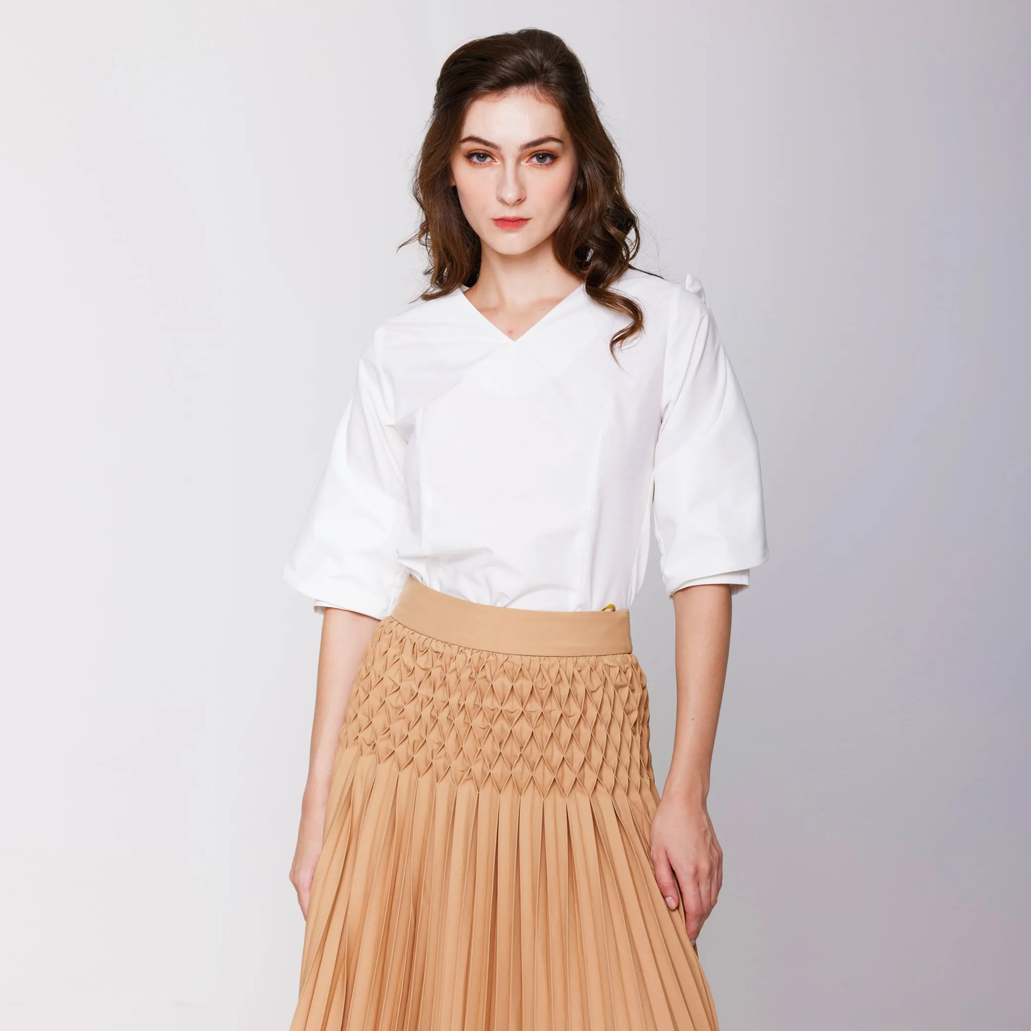 Hand Pleated Skirt