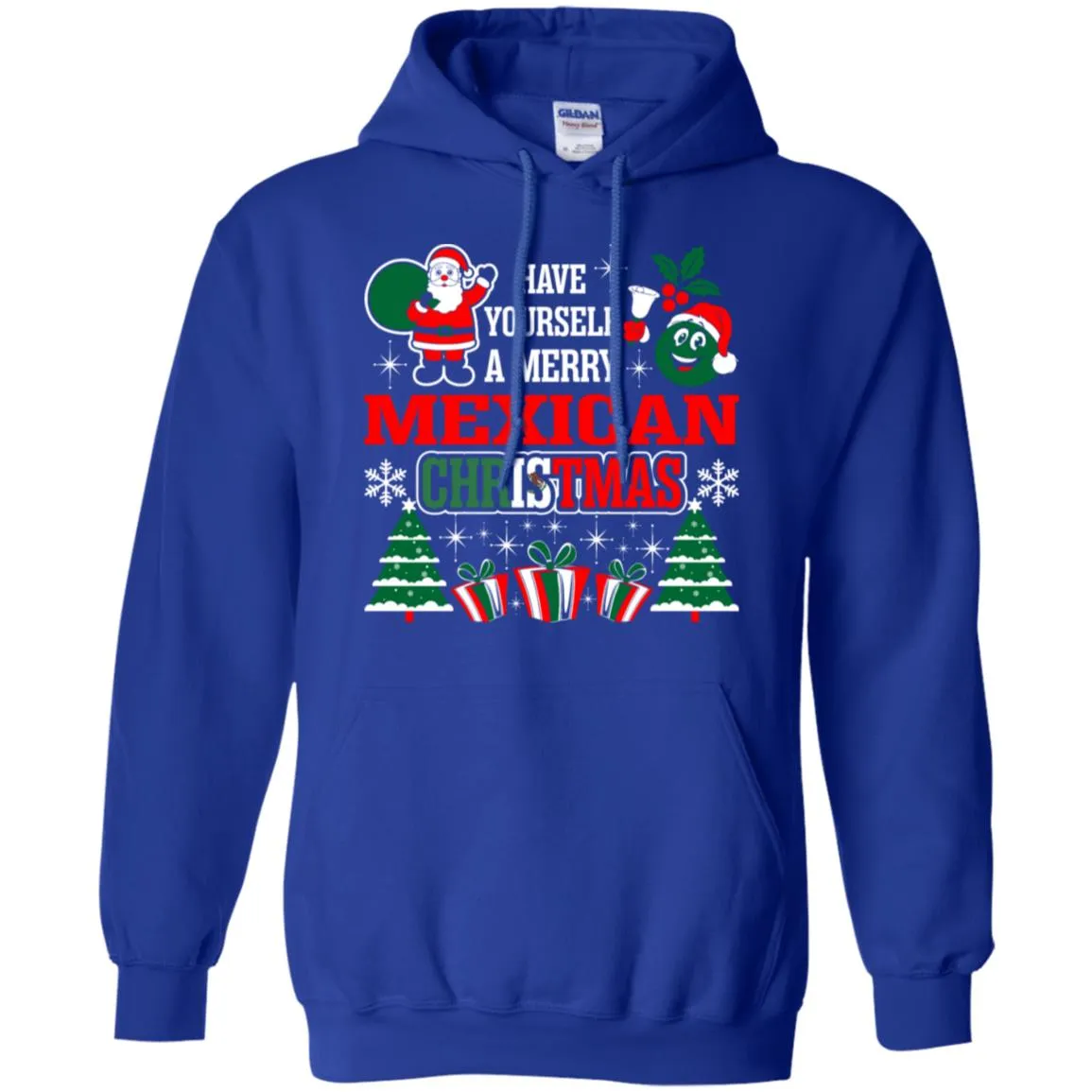 Have Yourself A Merry Mexican Christmas Men Pullover Hoodie