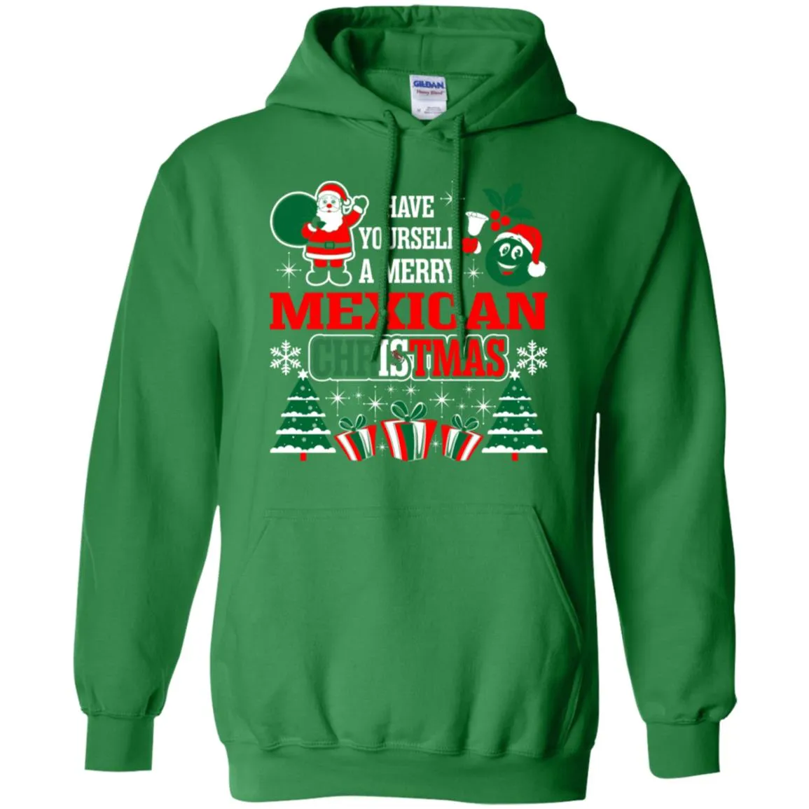 Have Yourself A Merry Mexican Christmas Men Pullover Hoodie