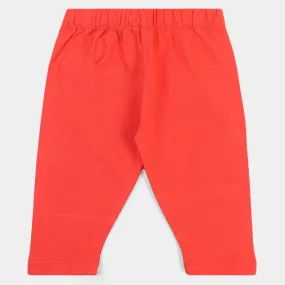 Infant Girls Basic Tights-Flame Scar