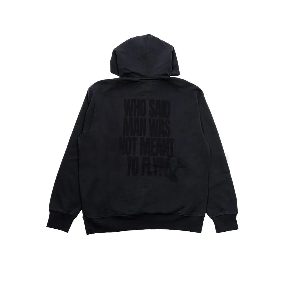 Jordan Brooklyn Fleece Pullover Hoodie 'Off Noir/Gym Red'