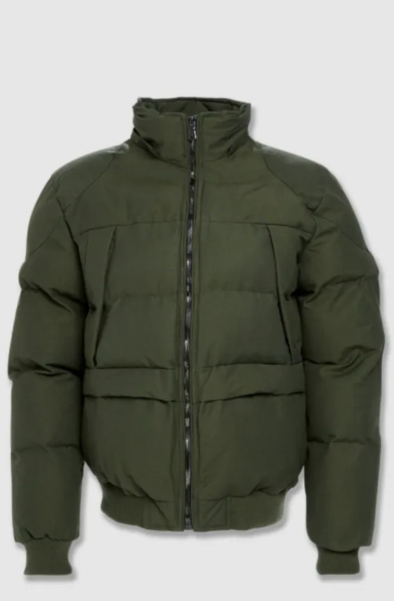 Jordan Craig Cross Bay Bomber Jacket Army Green