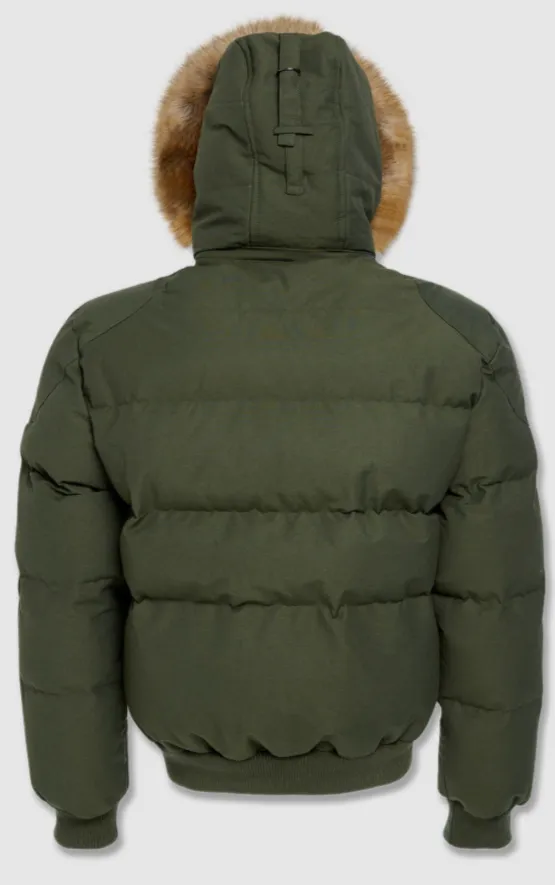 Jordan Craig Cross Bay Bomber Jacket Army Green