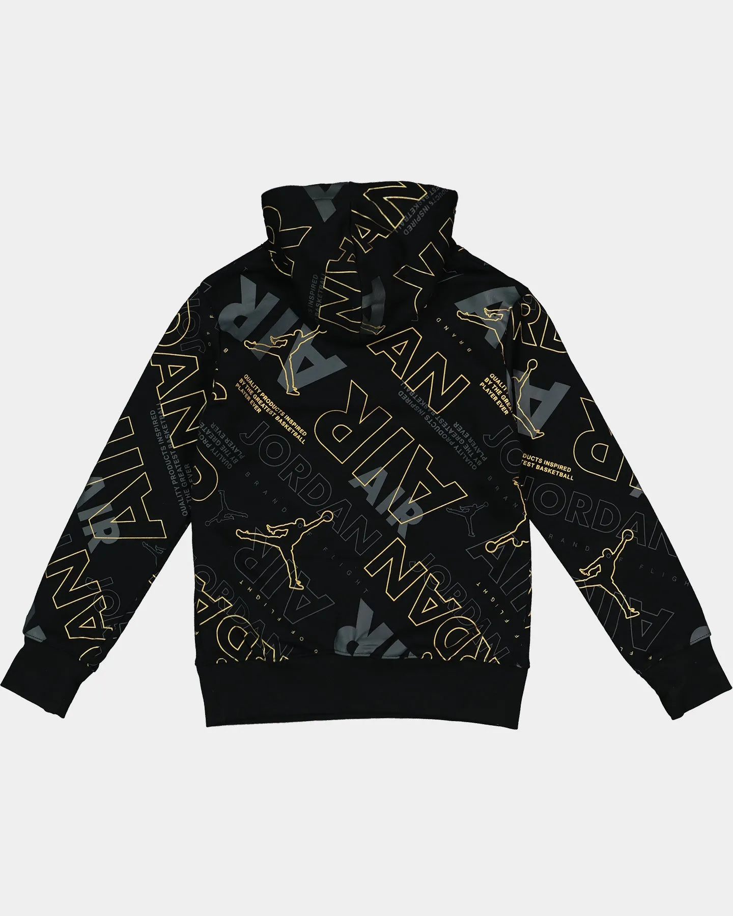 Jordan Kids' Holiday Shine Air Pullover Hoodie Black