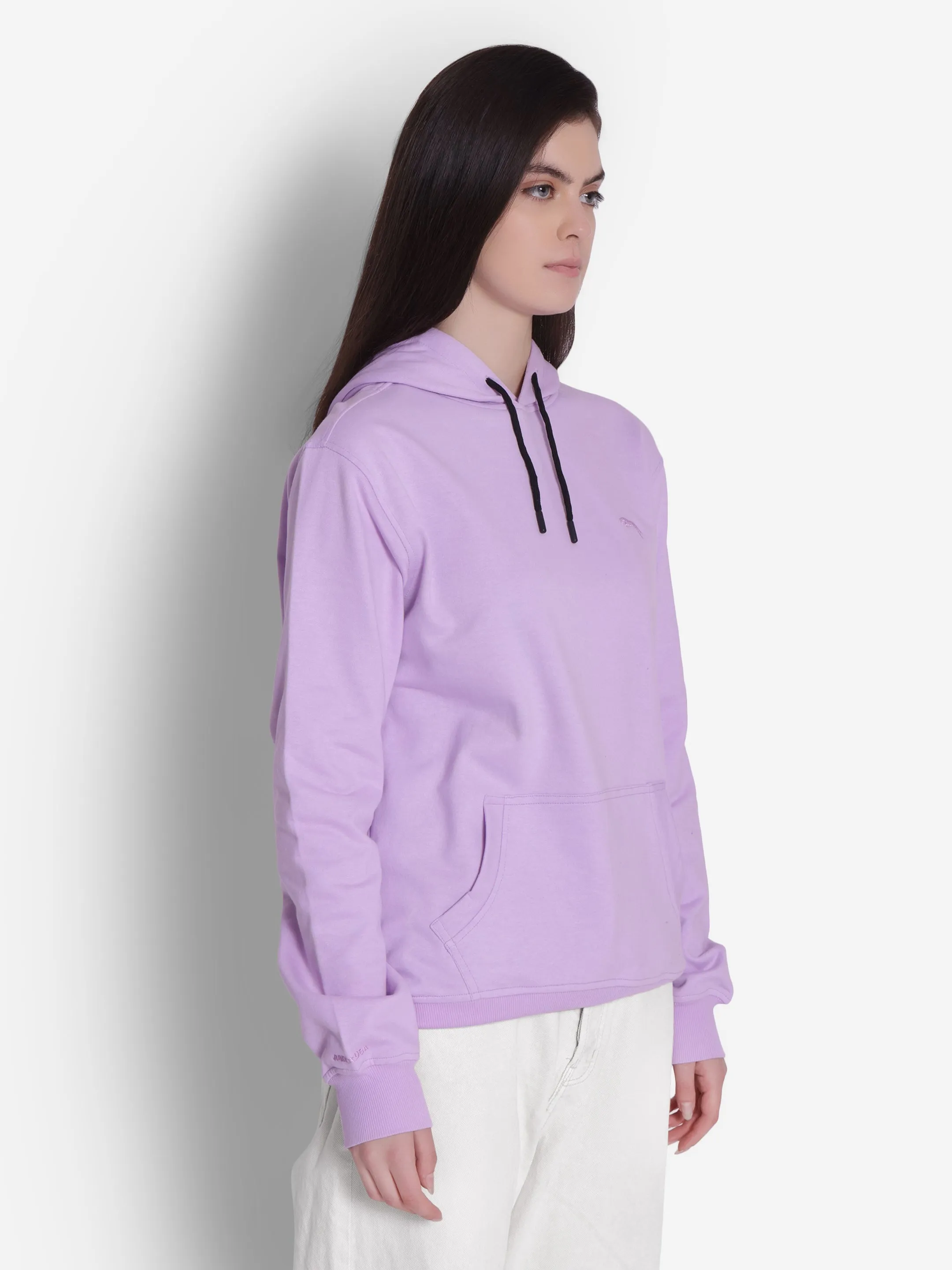 JUMP USA Women Black Solid Hoodie