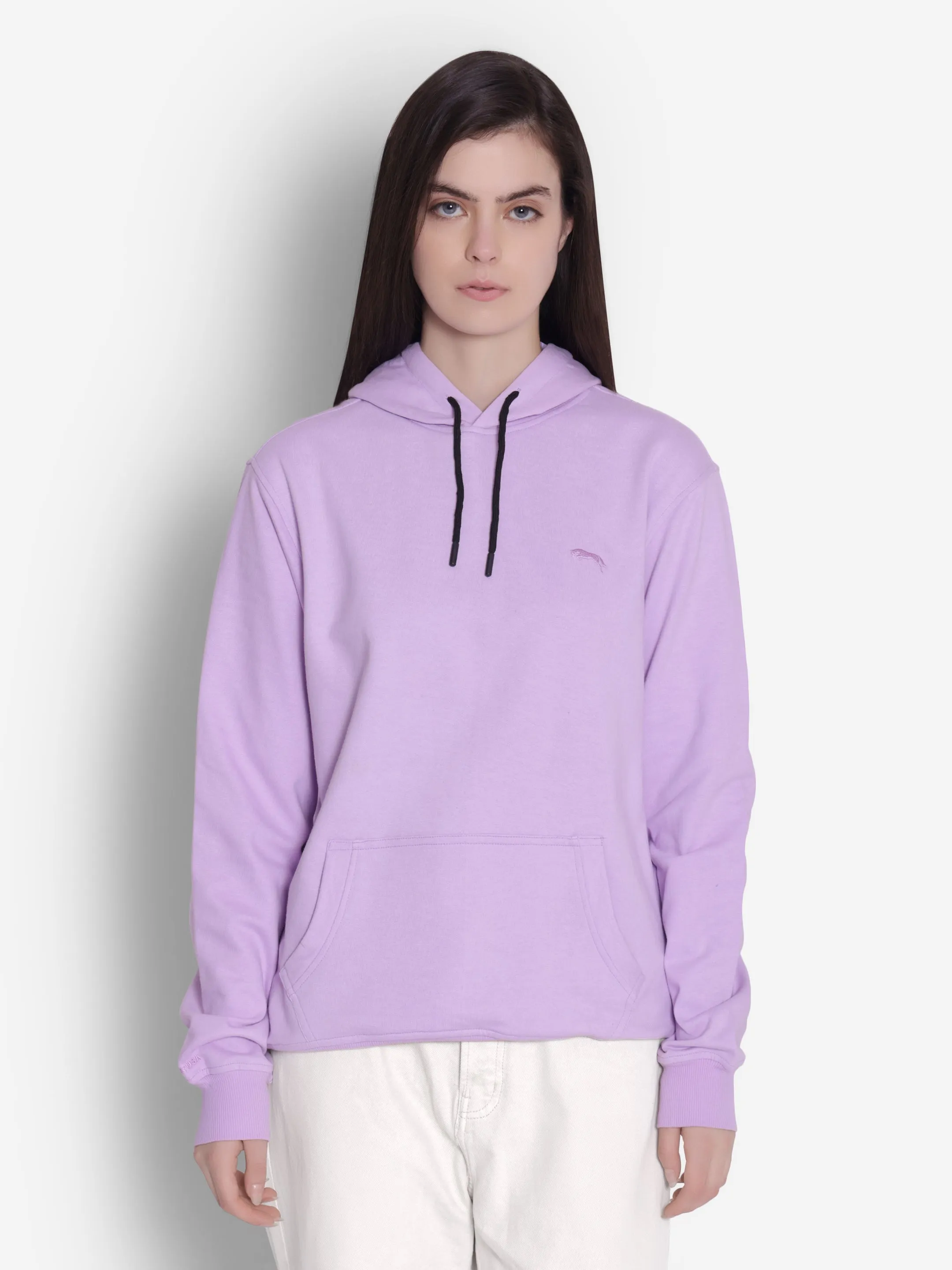 JUMP USA Women Black Solid Hoodie
