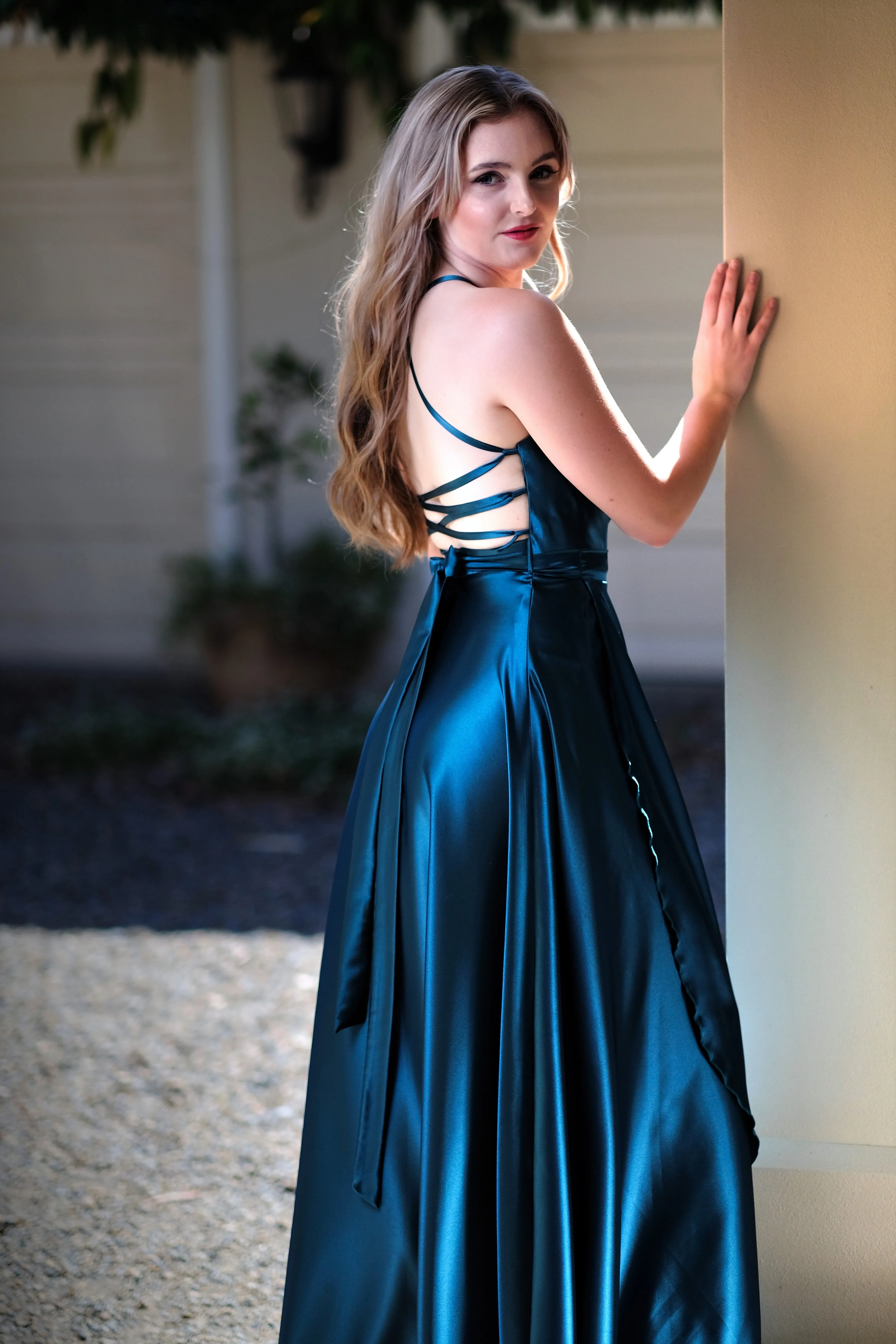 Kadie Pleated - Peacock