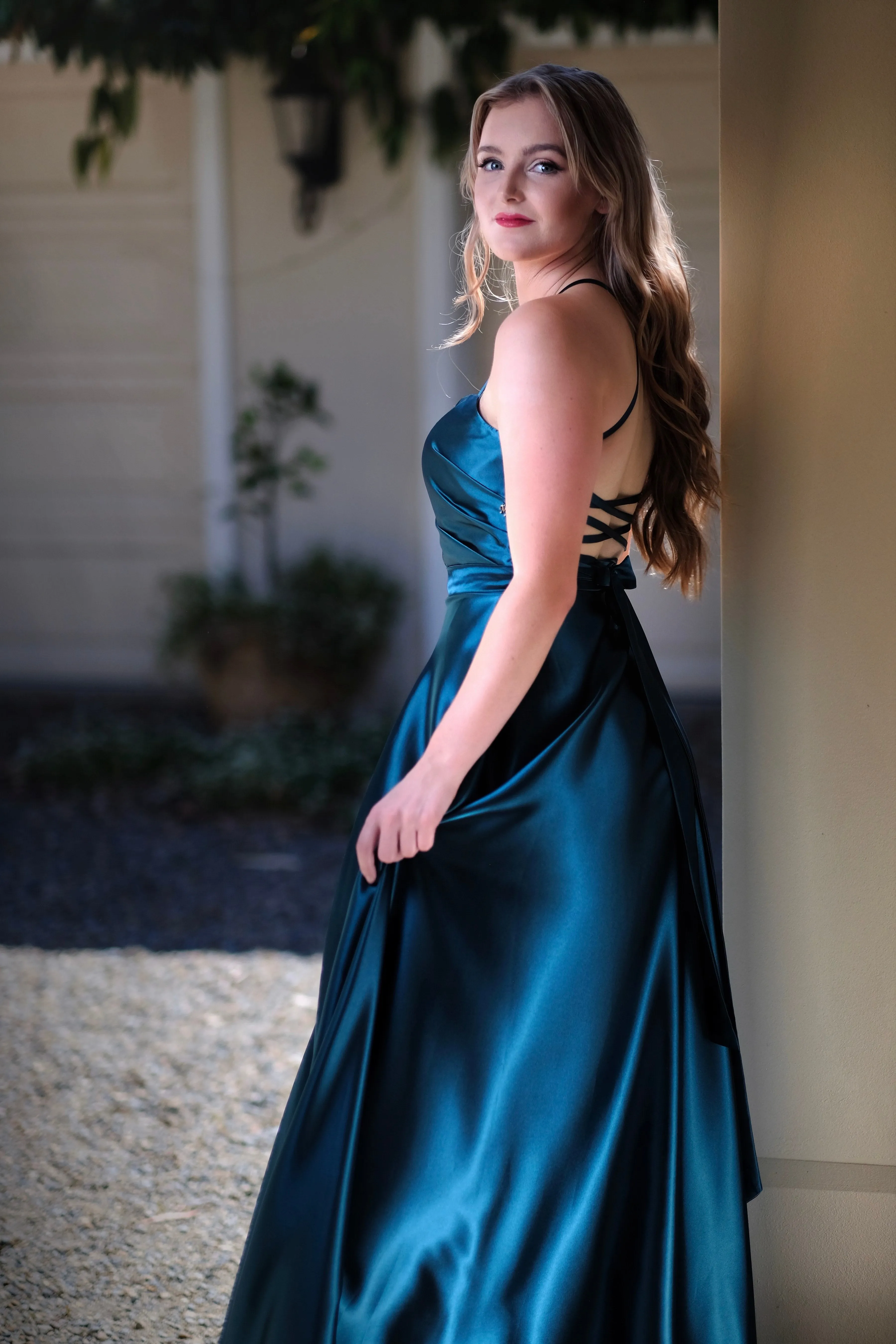 Kadie Pleated - Peacock