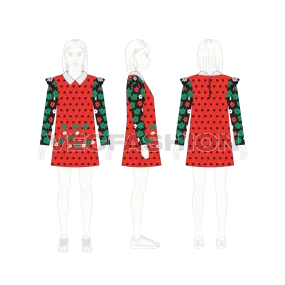Kids Girls Floral Dress