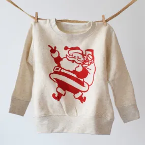 Kid's Retro Santa Sweatshirt