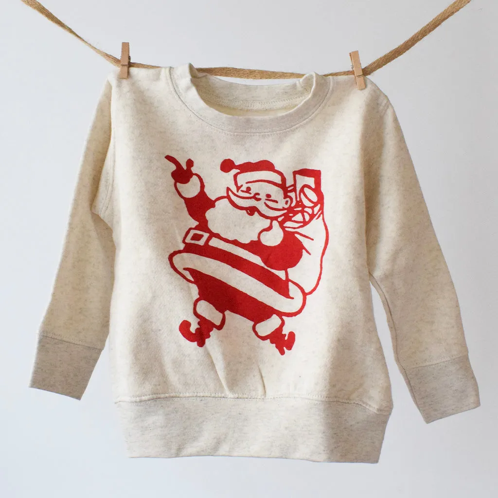 Kid's Retro Santa Sweatshirt