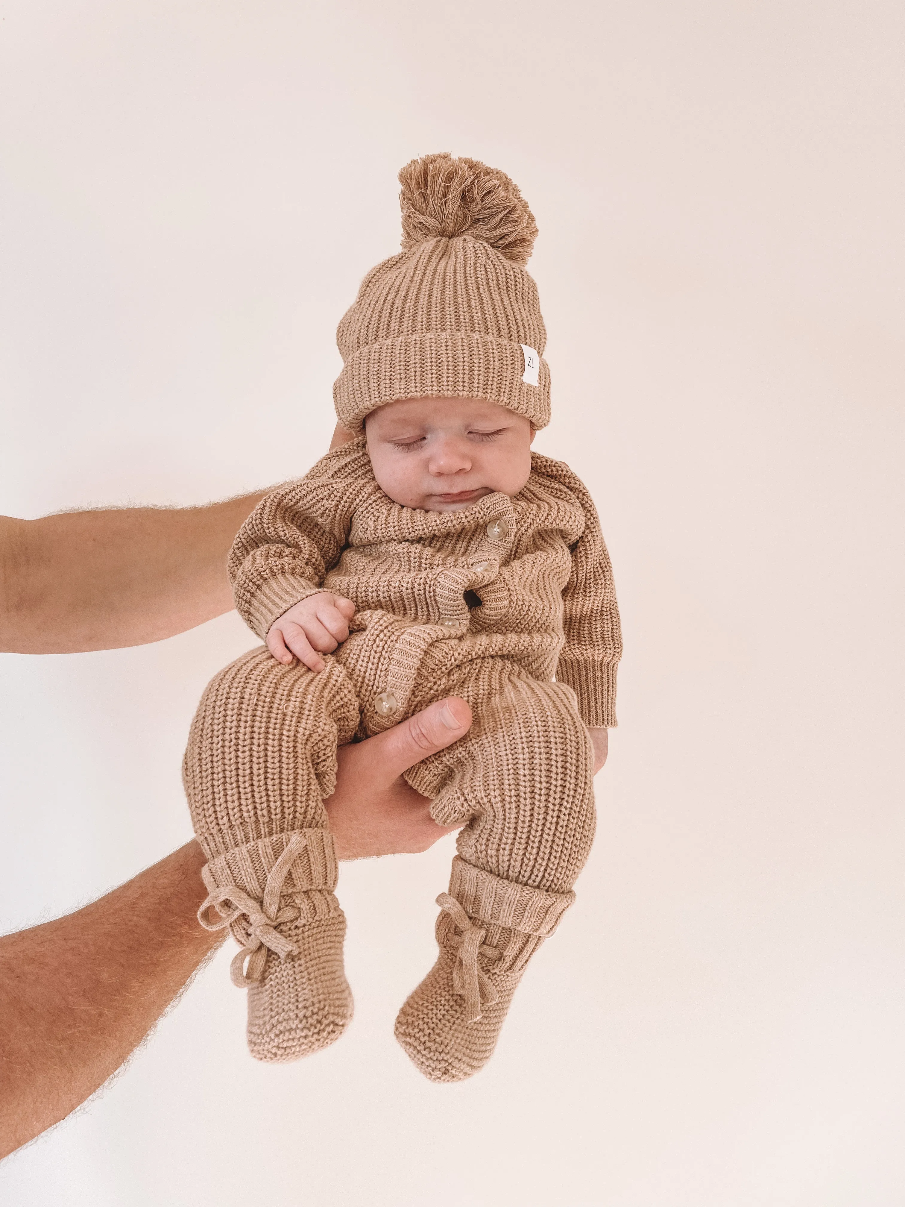 KNIT BEANIE "FAWN"