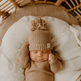 KNIT BEANIE "FAWN"