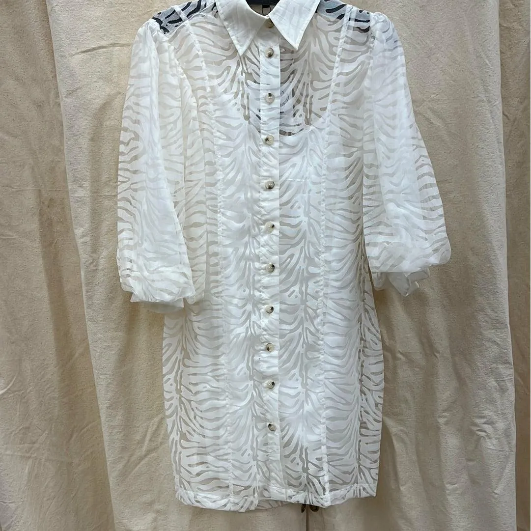 Lacey 2 piece dress or shirt and duster jacket BE3721